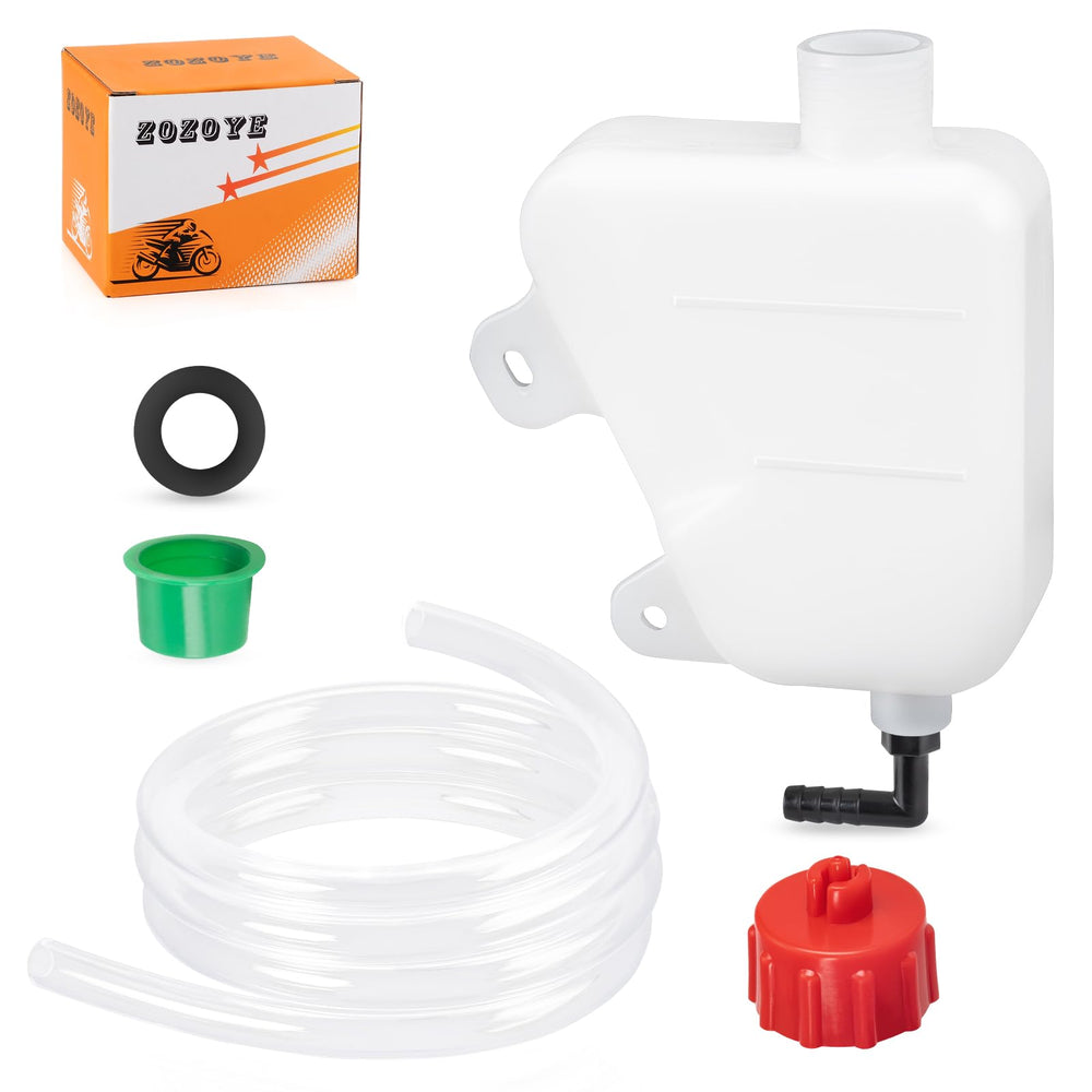 Zozoye overflow tank installed on a Polaris vehicle shows real-world fit.
