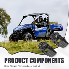 Zozoye Wolverine 850 X4 hood latch upgrade for durable closure
