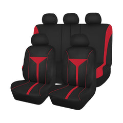 Zpana front seat cover in red protects from spills and daily wear