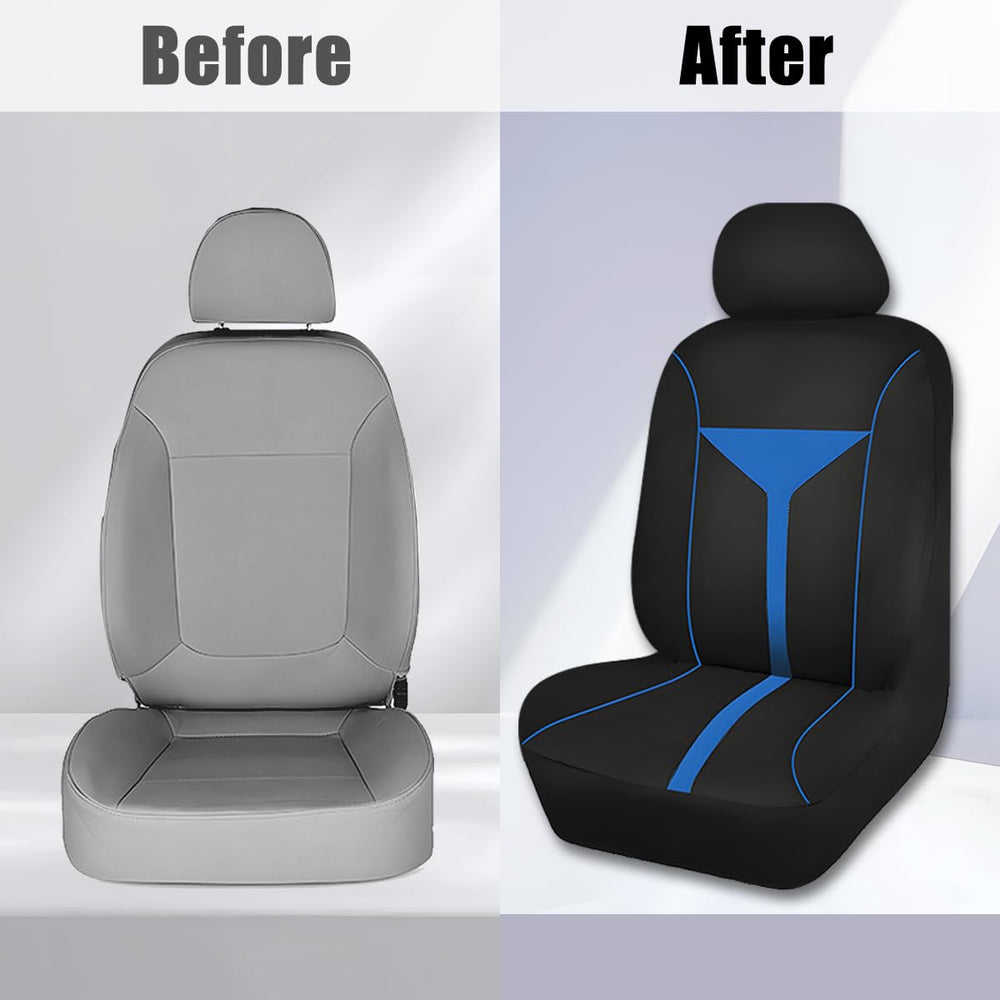 Zpana universal-fit elastic design ensures snug fit in most cars.