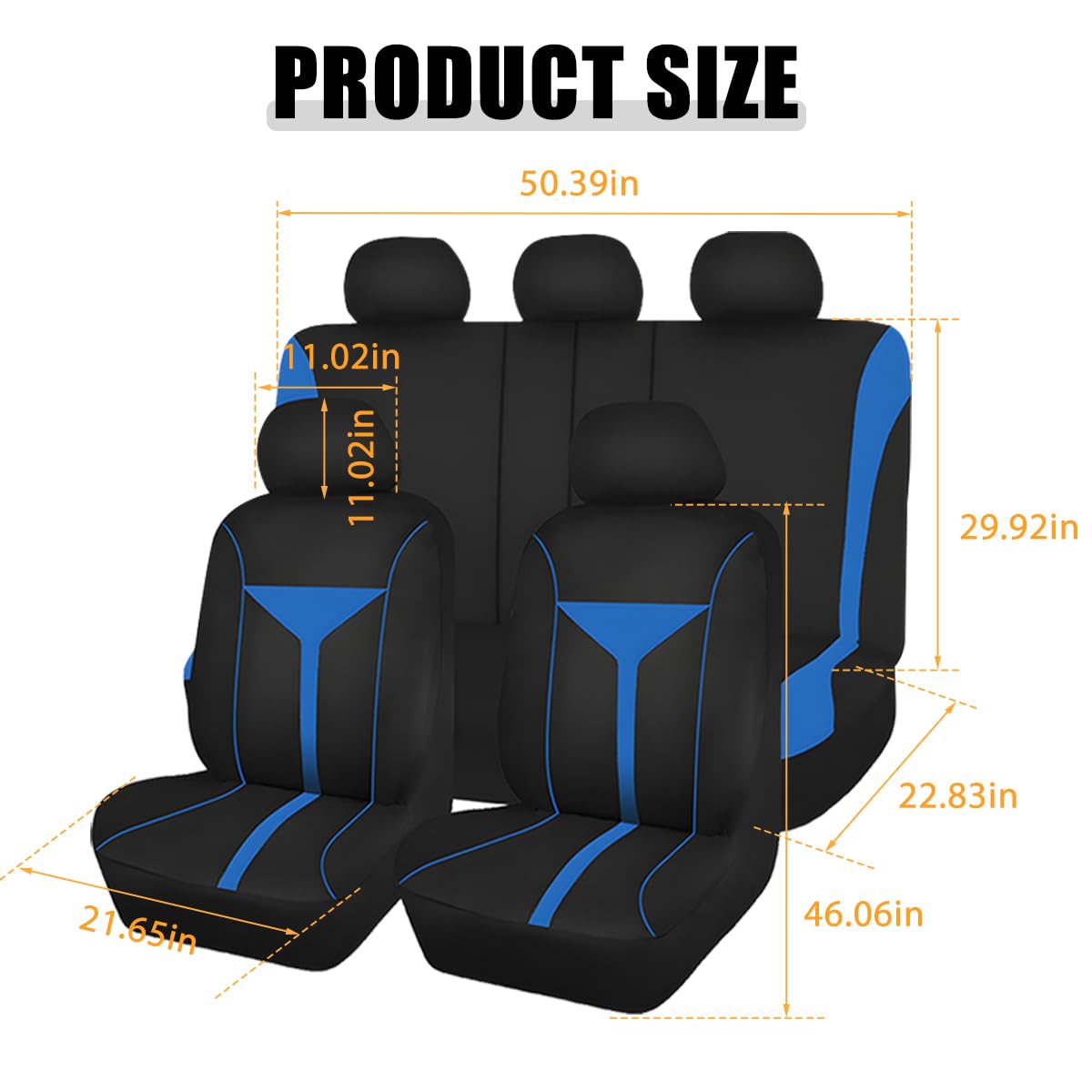 Zpana full set rear seat back protector safeguards passengers and resists wear.