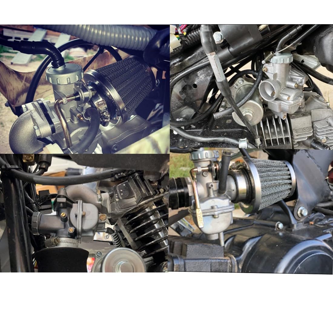 ZPFLL PZ20 carburetor on CRF80F, stable performance across RPMs.