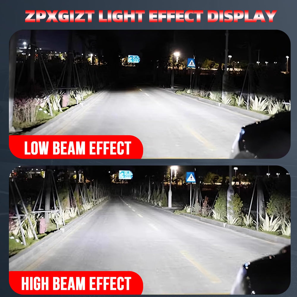 ZPXGIZT 9003 two bulbs pack supports balanced beam for even lighting