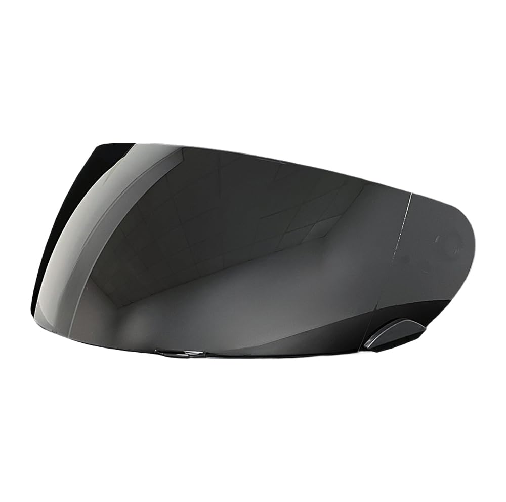 ZQIYDYP Qualifier DLX visor closeup showing durable polycarbonate construction for protection