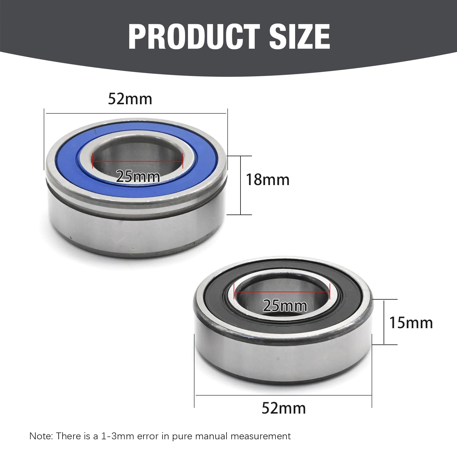 Zreneyfex 9252A rear wheel bearing with ABS for smooth Harley performance.