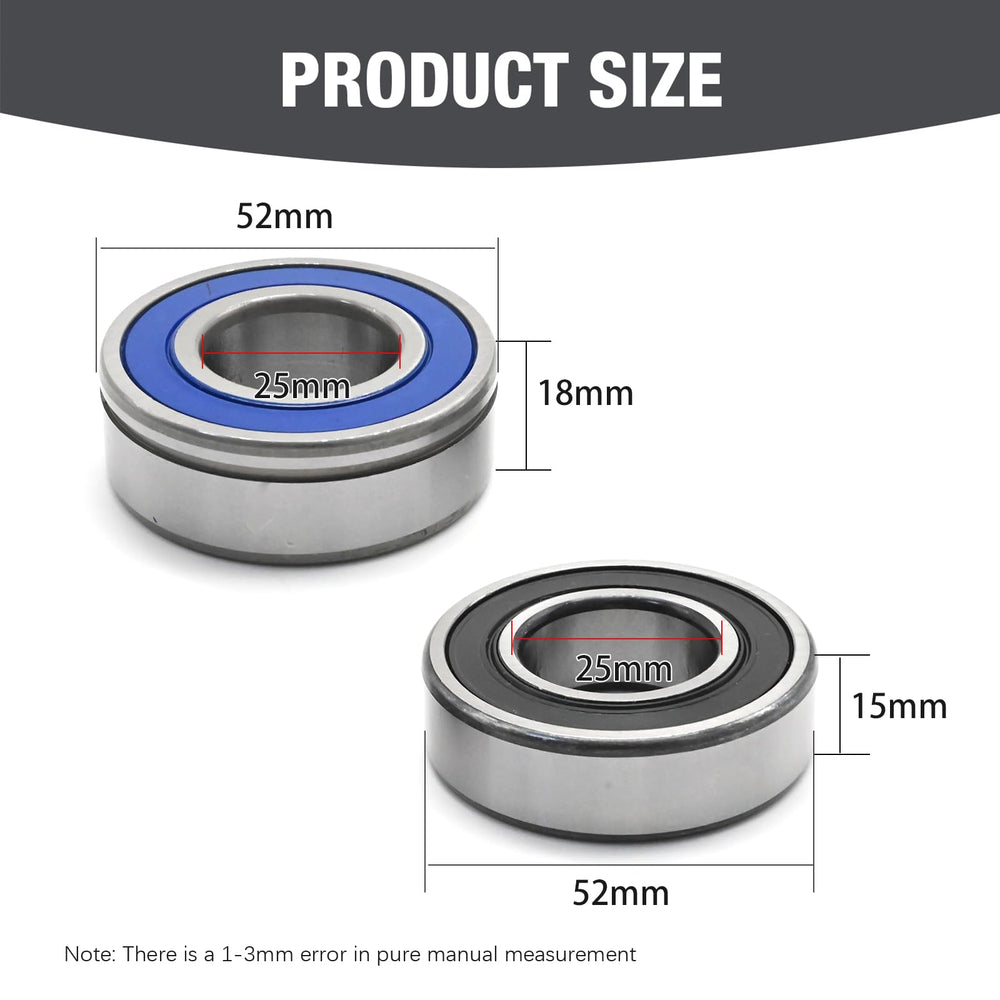 Zreneyfex 9252A rear wheel bearing with ABS for smooth Harley performance.