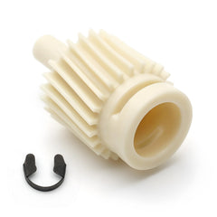 Zronickly 23-tooth white speedometer drive gear for Ford Mustang recalibrating with new rear gears