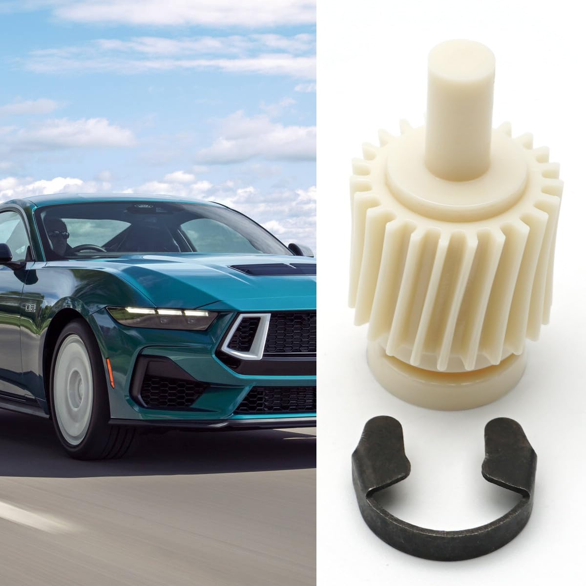 Zronickly speedometer drive gear installation steps for Mustang