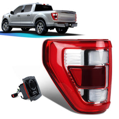 ZSBMP LED chrome tail light left-side for F-150 enhances visibility.