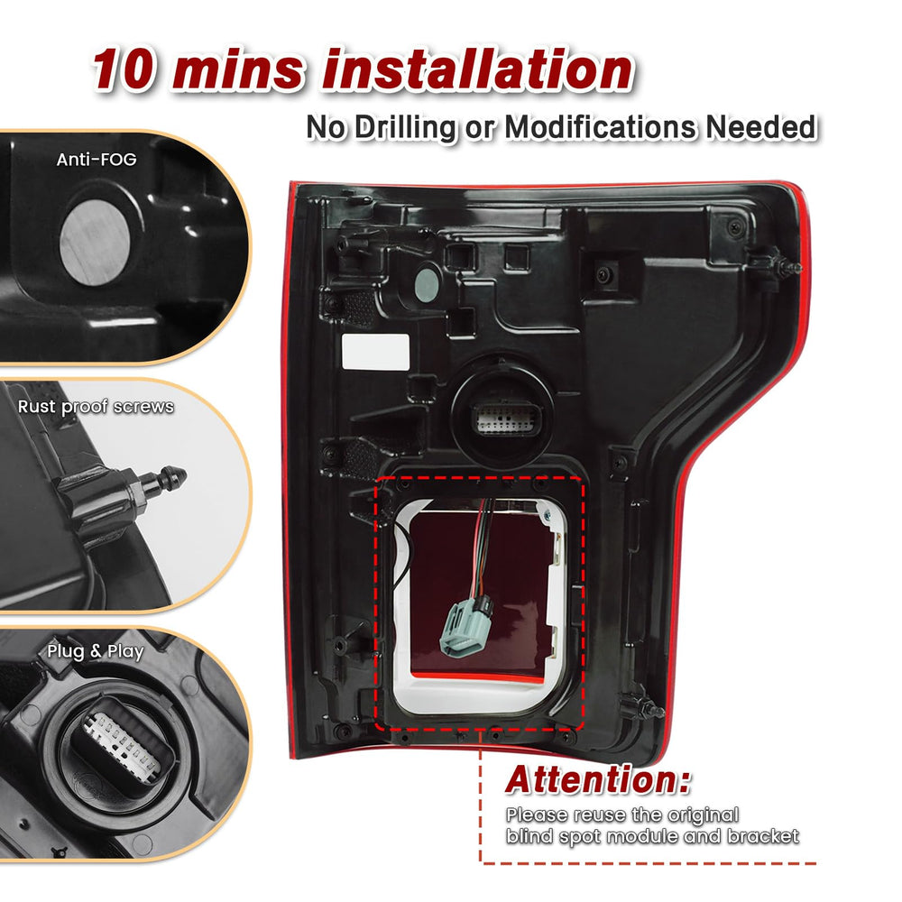 ZSBMP LED bulbs and plugs included for plug-and-play upgrade