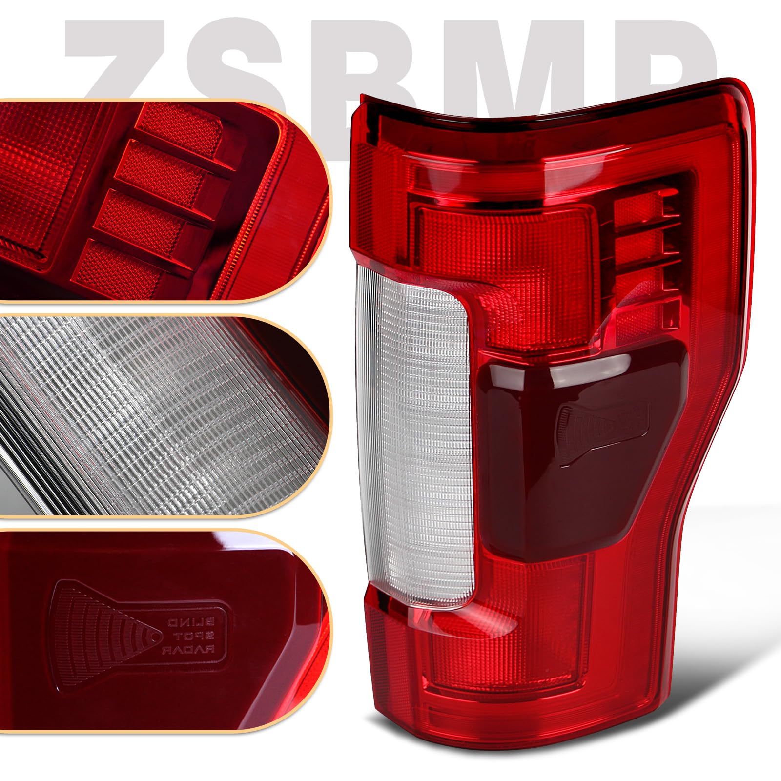 ZSBMP LED tail light easy-install bracket demo for quick replacement