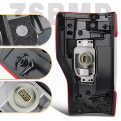 ZSBMP Ford F-250 rear-right taillight showing OE-fitment and plug-and-play wiring