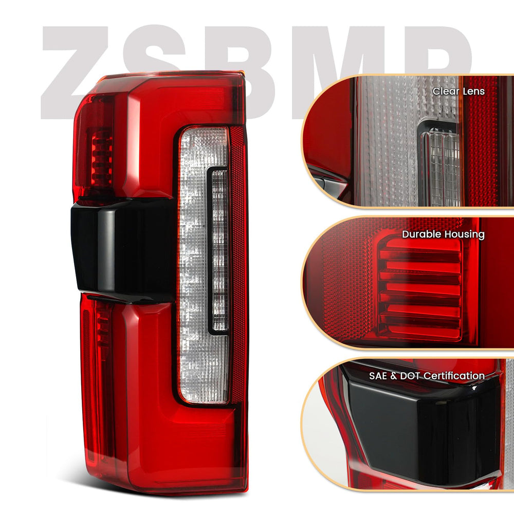 ZSBMP rear light assembly includes 1 piece for easy replacement