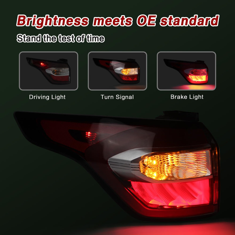 ZSBMP tail light lens close-up shows durable polycarbonate construction