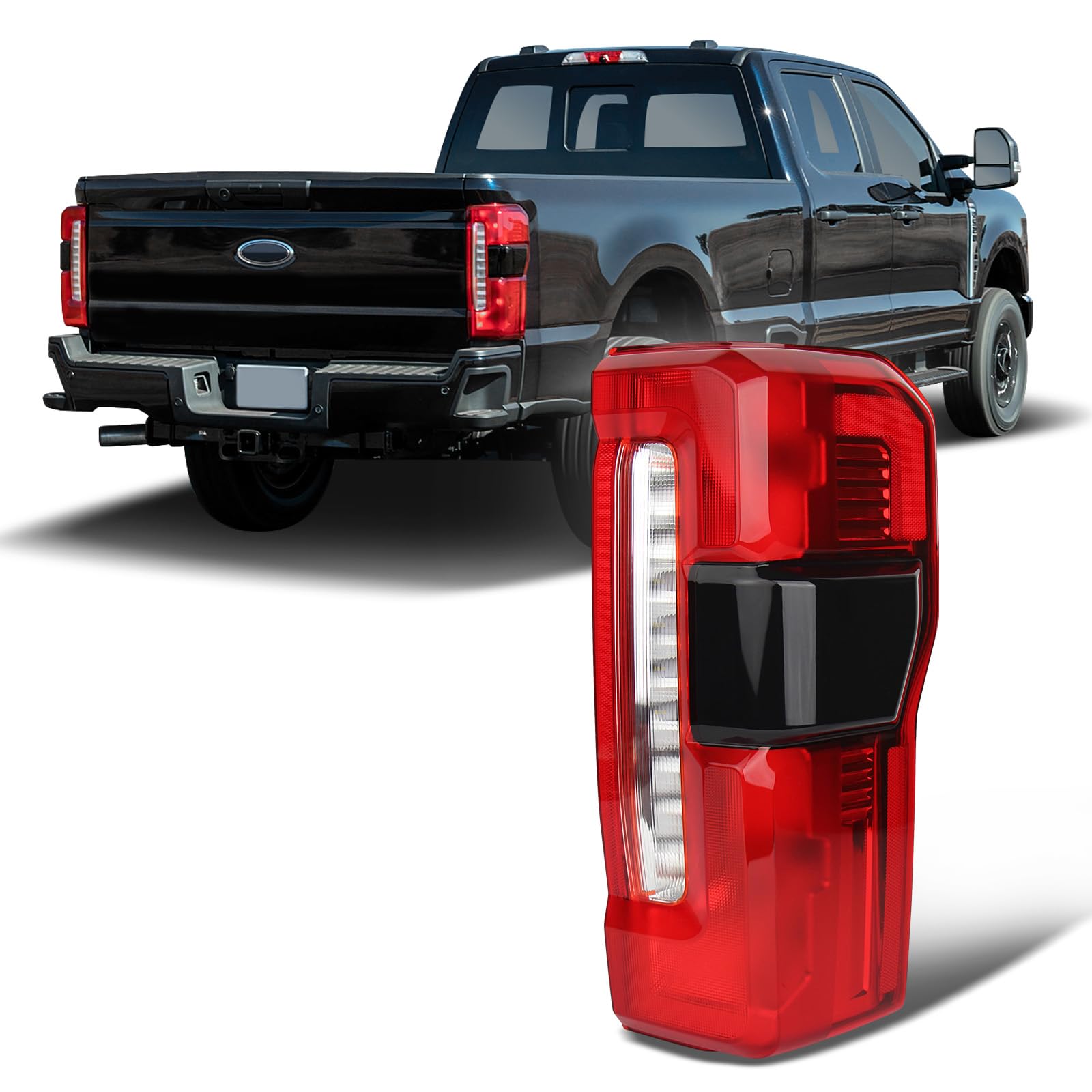 ZSBMP tail light right side for Ford F-250/F-350 with blind spot, plug-and-play fit