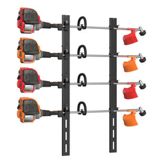 ZSLTLDU weed eater rack for trailer four-place securely holds trimmers during transport.