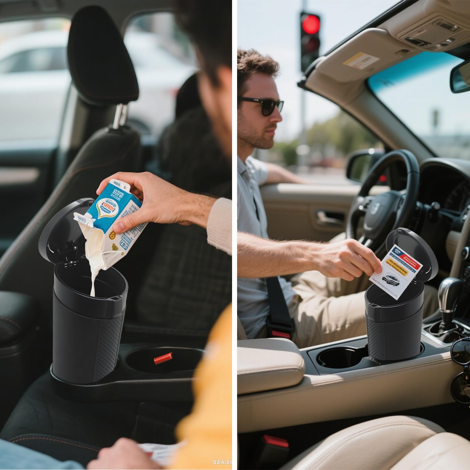 ZSZJOLCT removable lid enables easy cleaning of dry or wet trash.