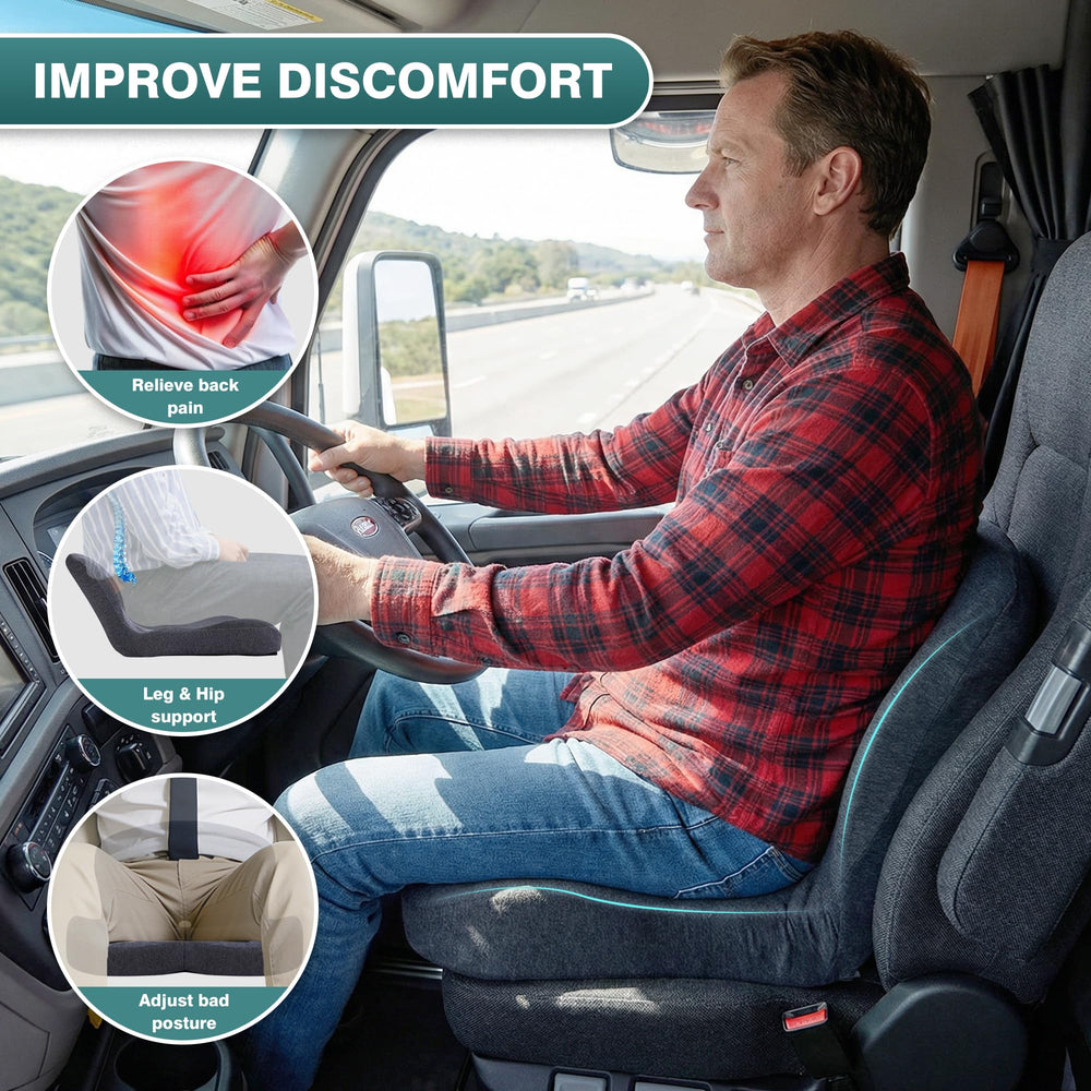 ZUAMEGU memory foam cushion breathable fabric helps keep you cool during sessions.