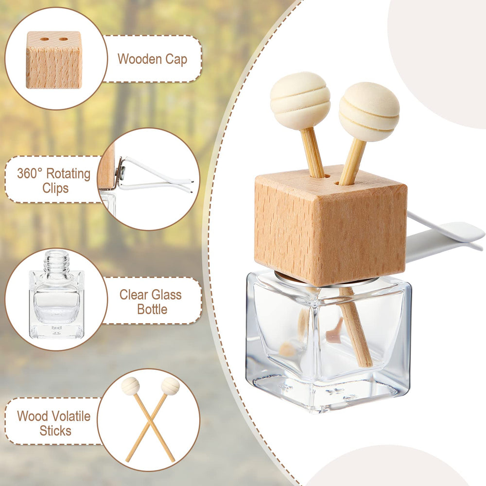 Zubebe vent-clip diffuser attachment ensures secure in-car fragrance.