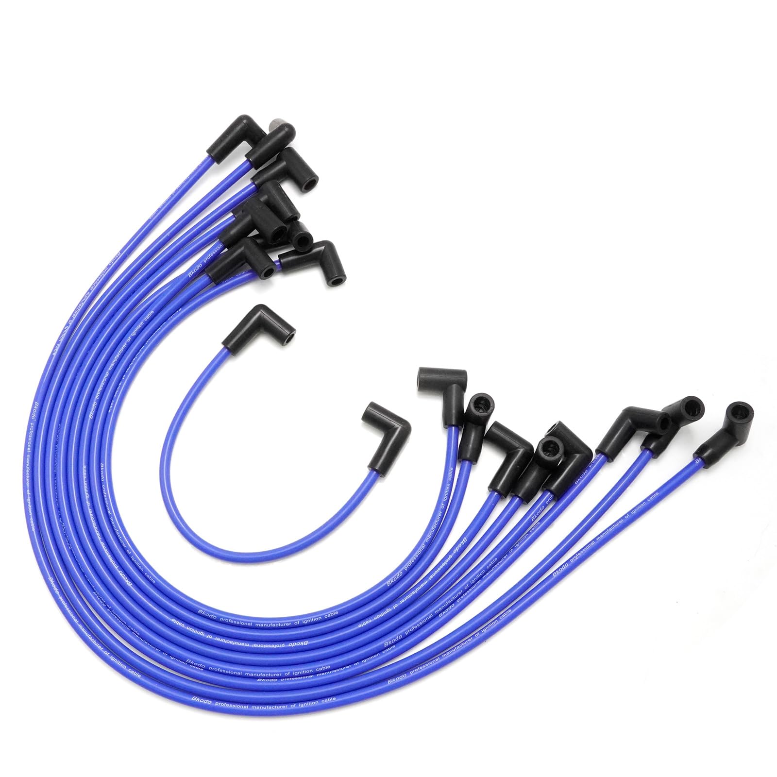 ZUDKSUY 8mm spark plug wires with 90-degree boots for classic V8s