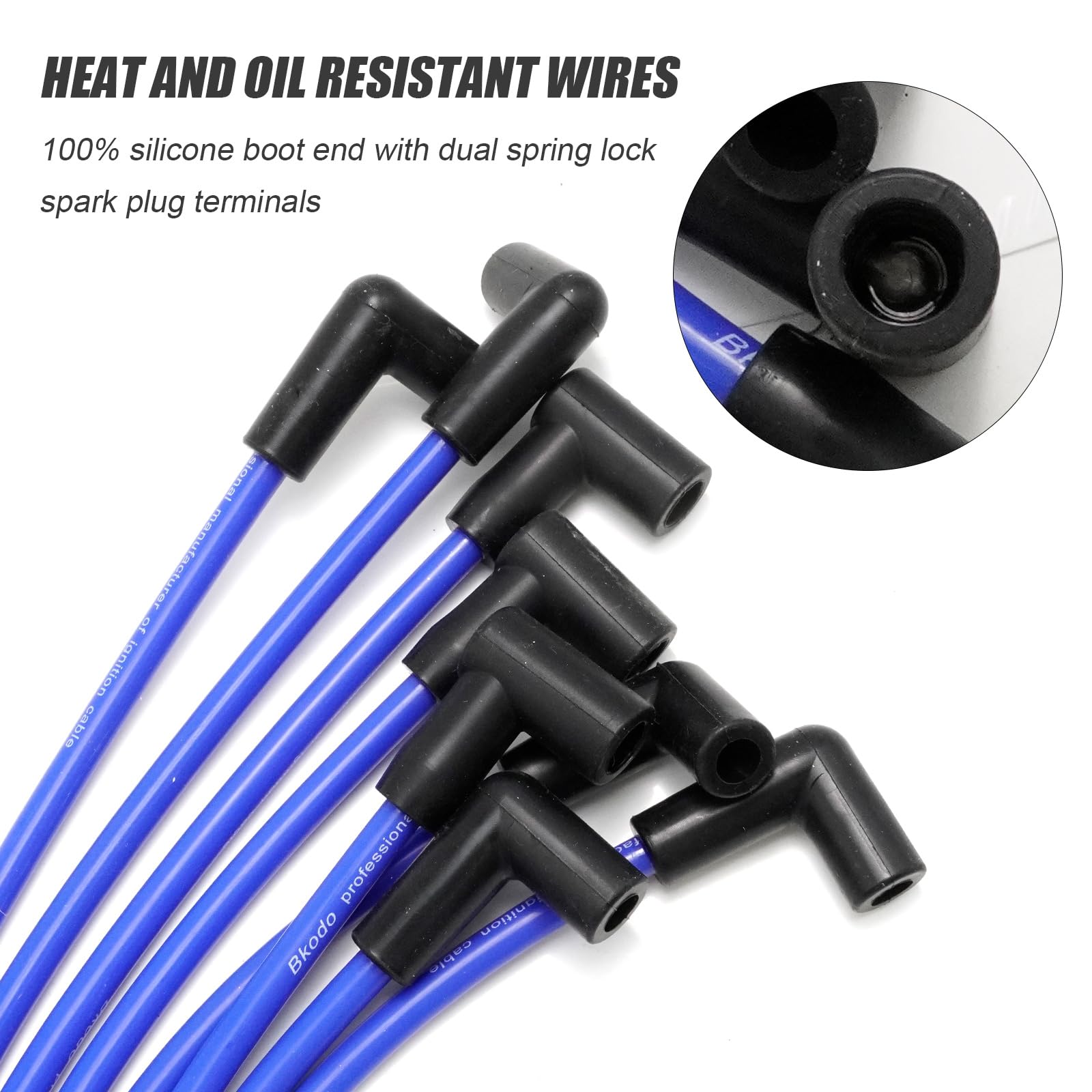 ZUDKSUY heat and oil resistant design supports durability in demanding engine bays