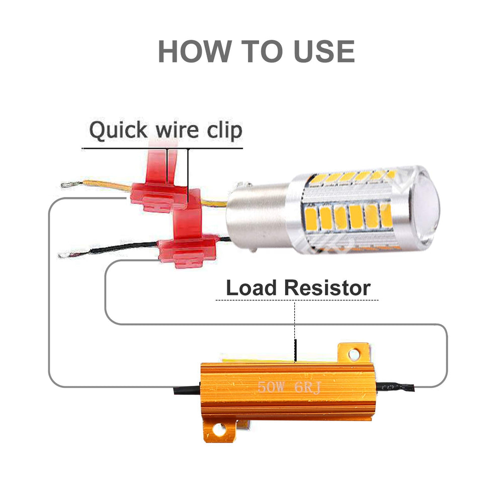 Quick wire clips included for tool-free installation