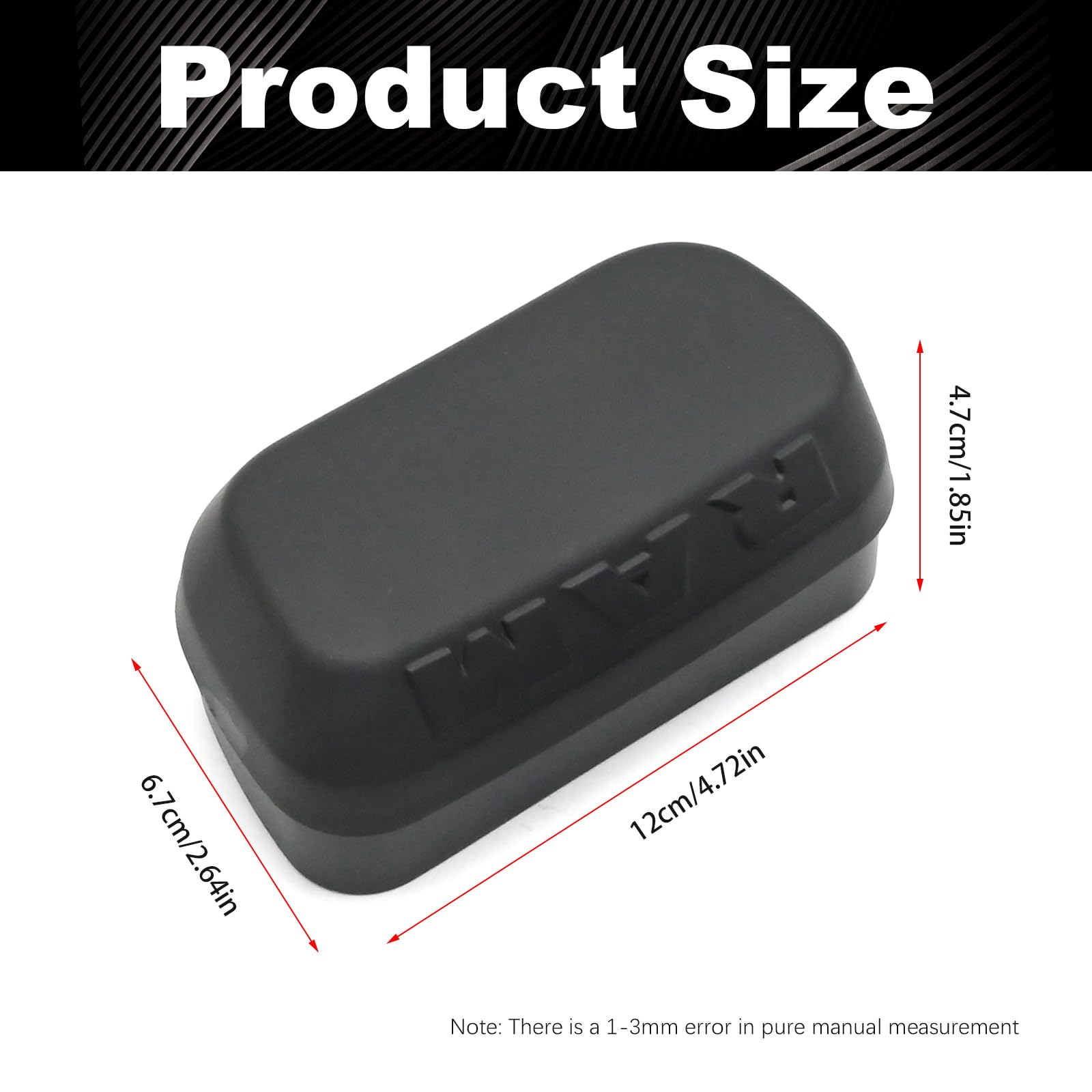 ZUDKSUY Dodge RAM rear-left end cap protects the running board edge