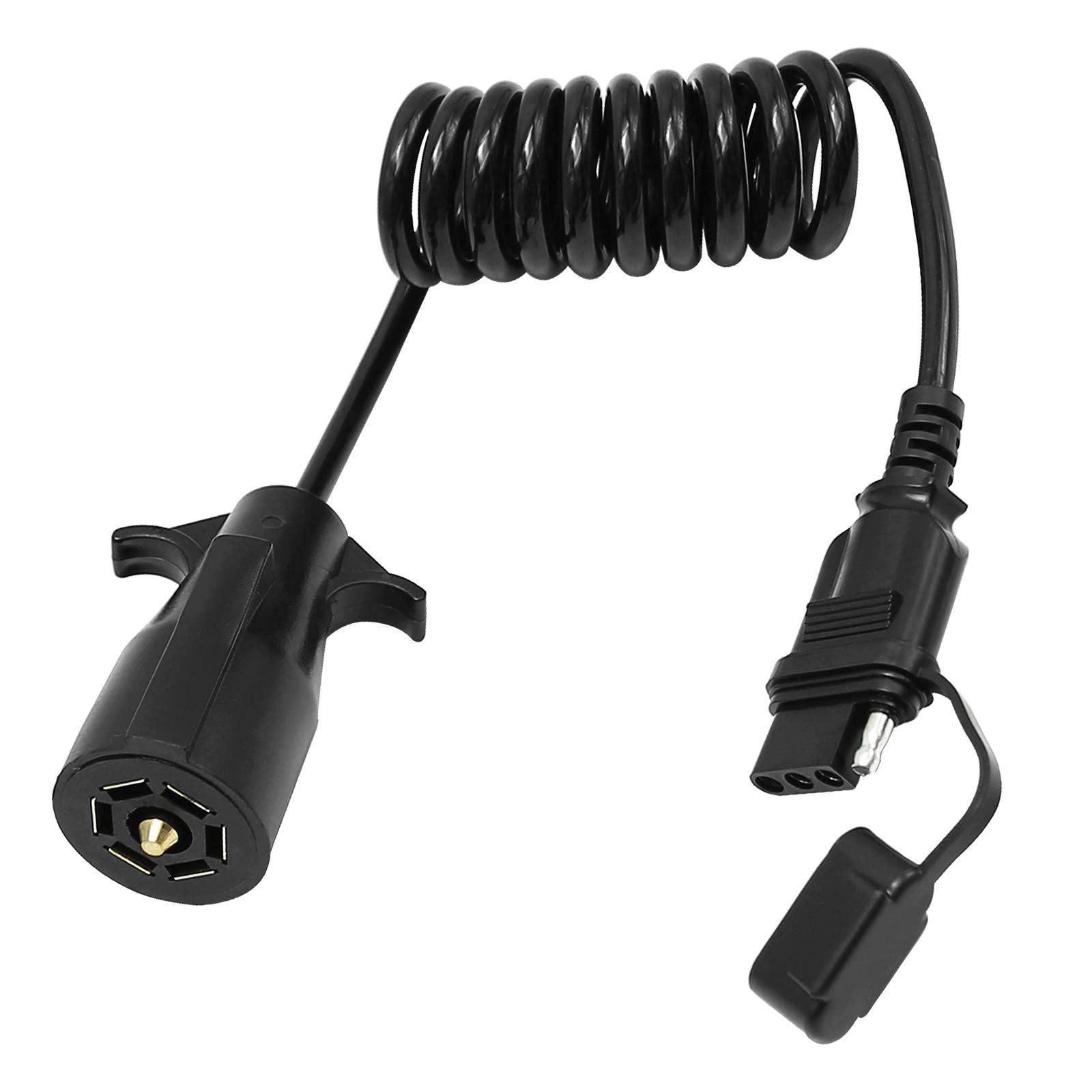 ZUDKSUY trailer wiring extension supports running lights and signals.