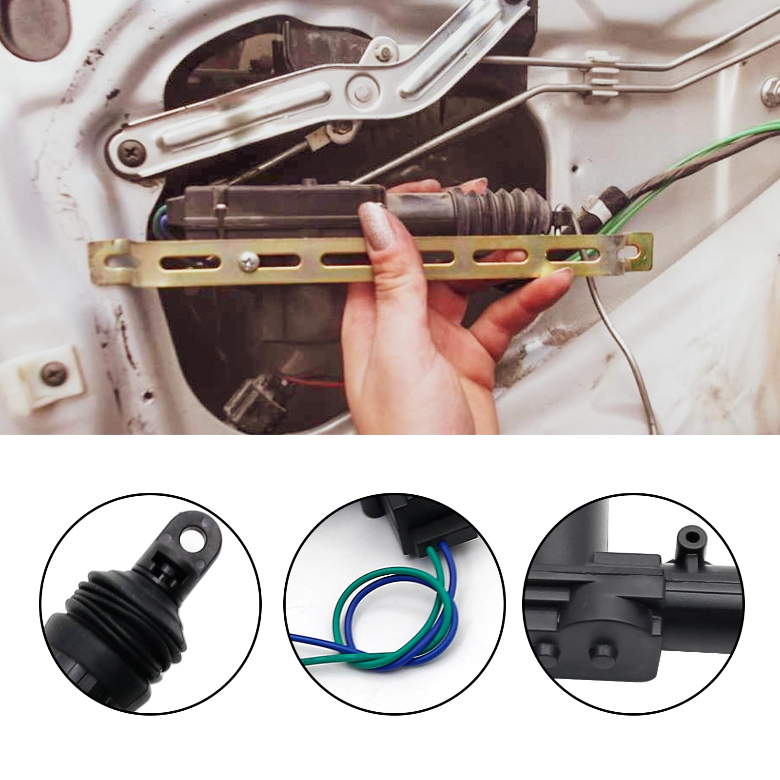 ZUDKSUY 2-wire door lock actuator close-up showing reliable power