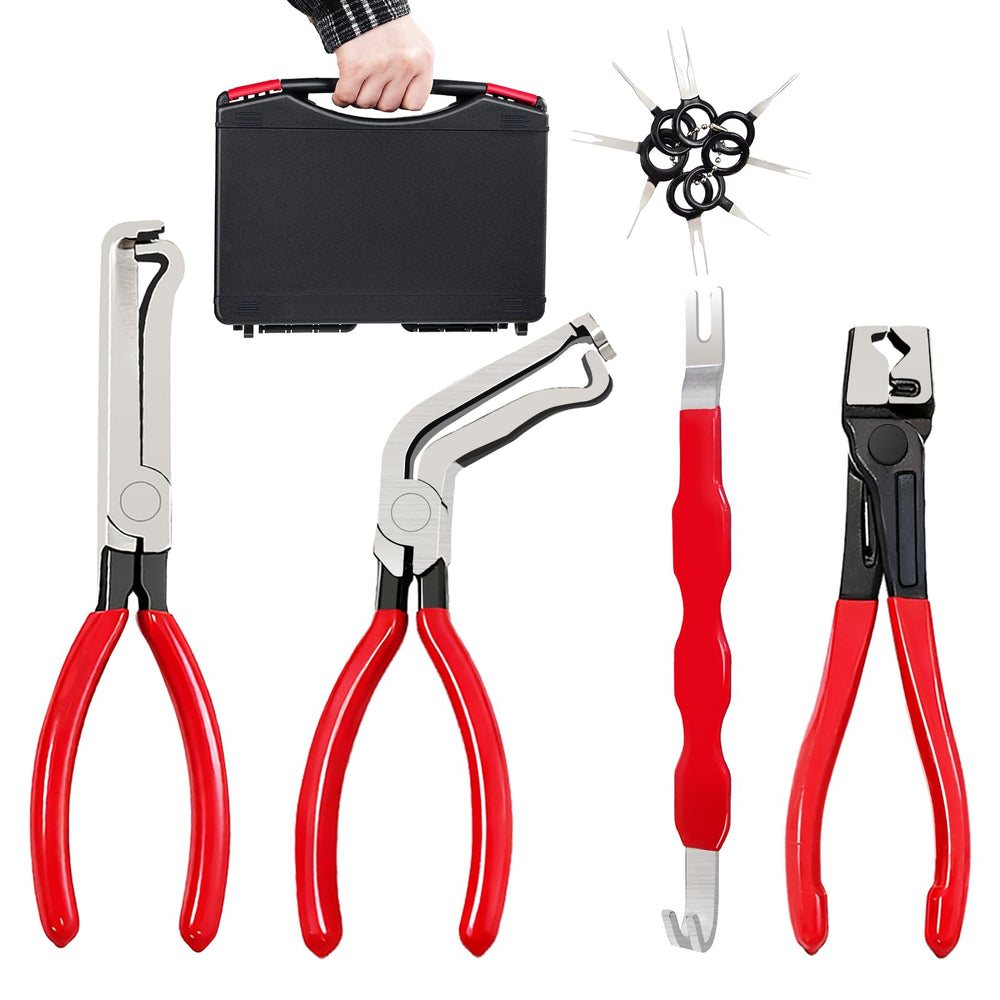 ZUWEFA dual-angle pliers with case for organized tool storage