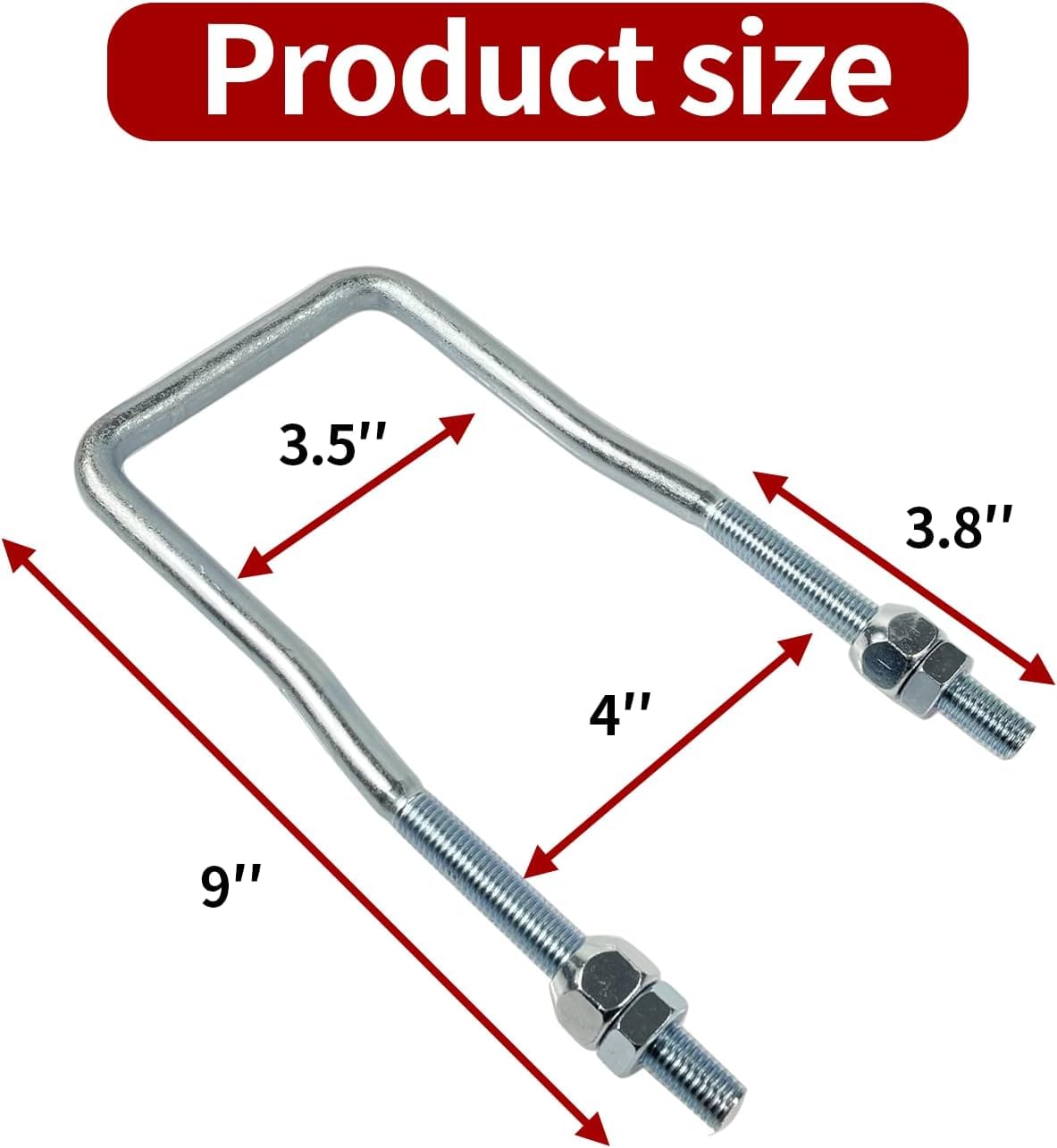 ZWanPing double-nut spare tire mount, secure attachment for travel.