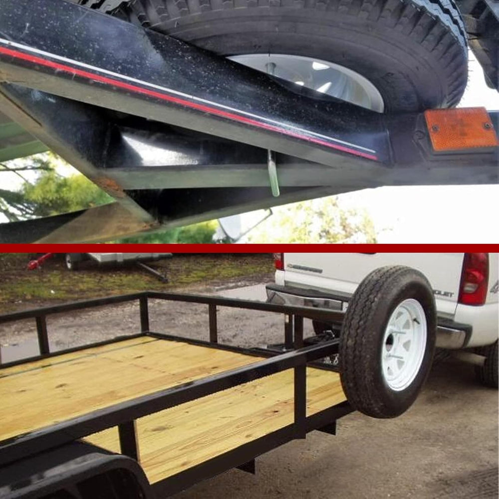 ZWanPing easy-install spare tire mount, quick securing for roadside readiness.