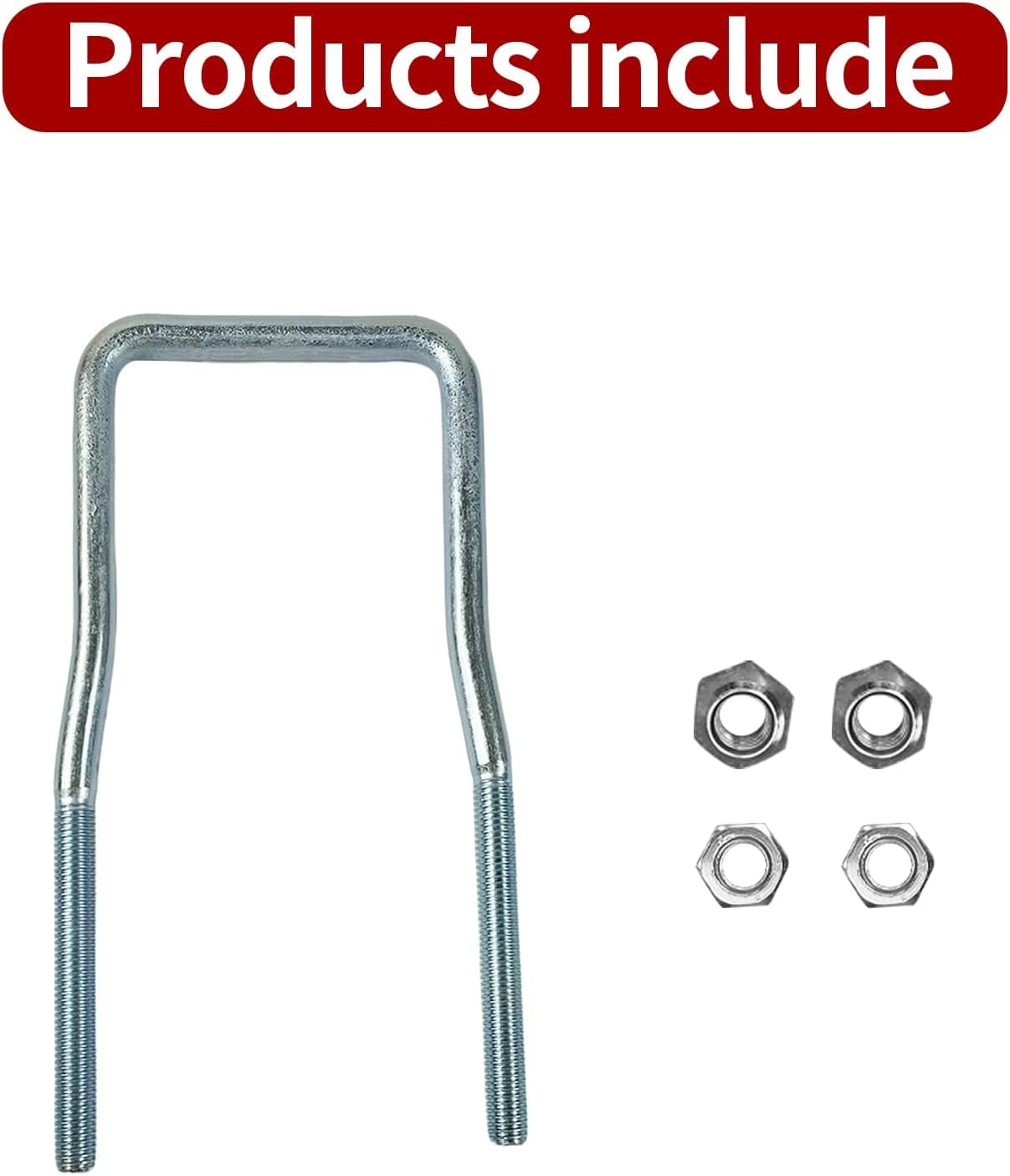 ZWanPing galvanized spare tire mount, rust-proof finish protects against weather.