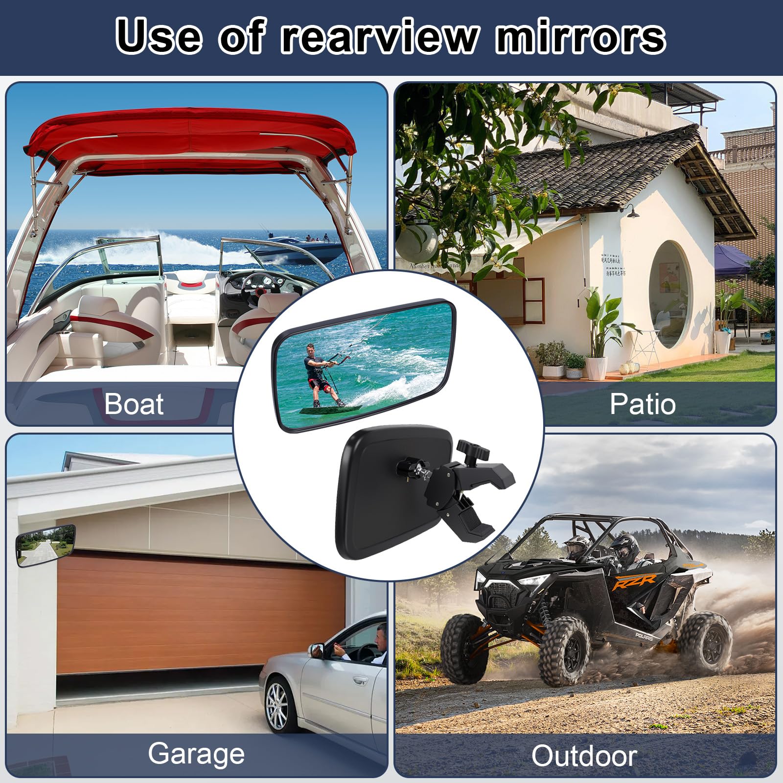 Zwsc forklift rear view mirror aids safe loading and maneuvering