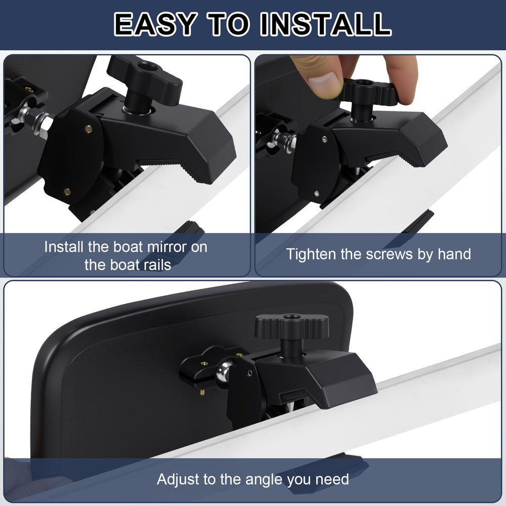 Zwsc golf cart rear view mirror improving reverse visibility
