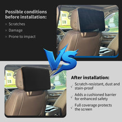 ZXCTETO rear screen cover for Yukon guards against scuffs and spills during trips