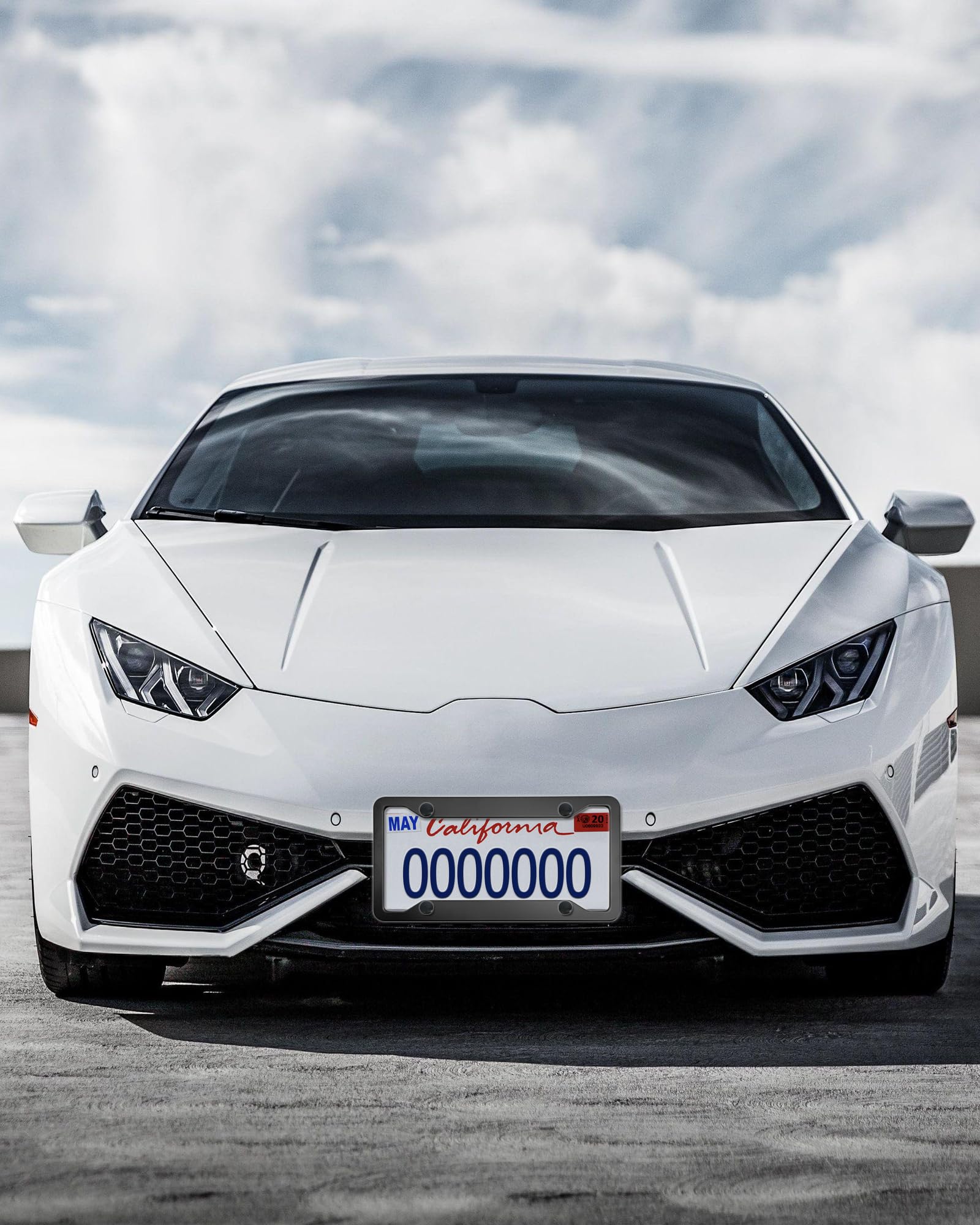ZXFOOG front-and-rear compatibility focuses on universal fit for most US license plates