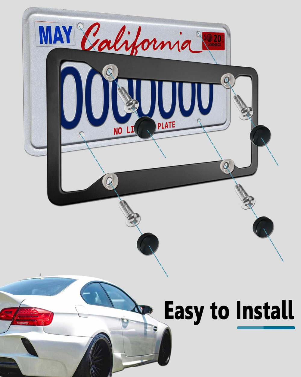 ZXFOOG rattle-proof pads installation demonstrates quiet, paint-safe rear panel vibration reduction