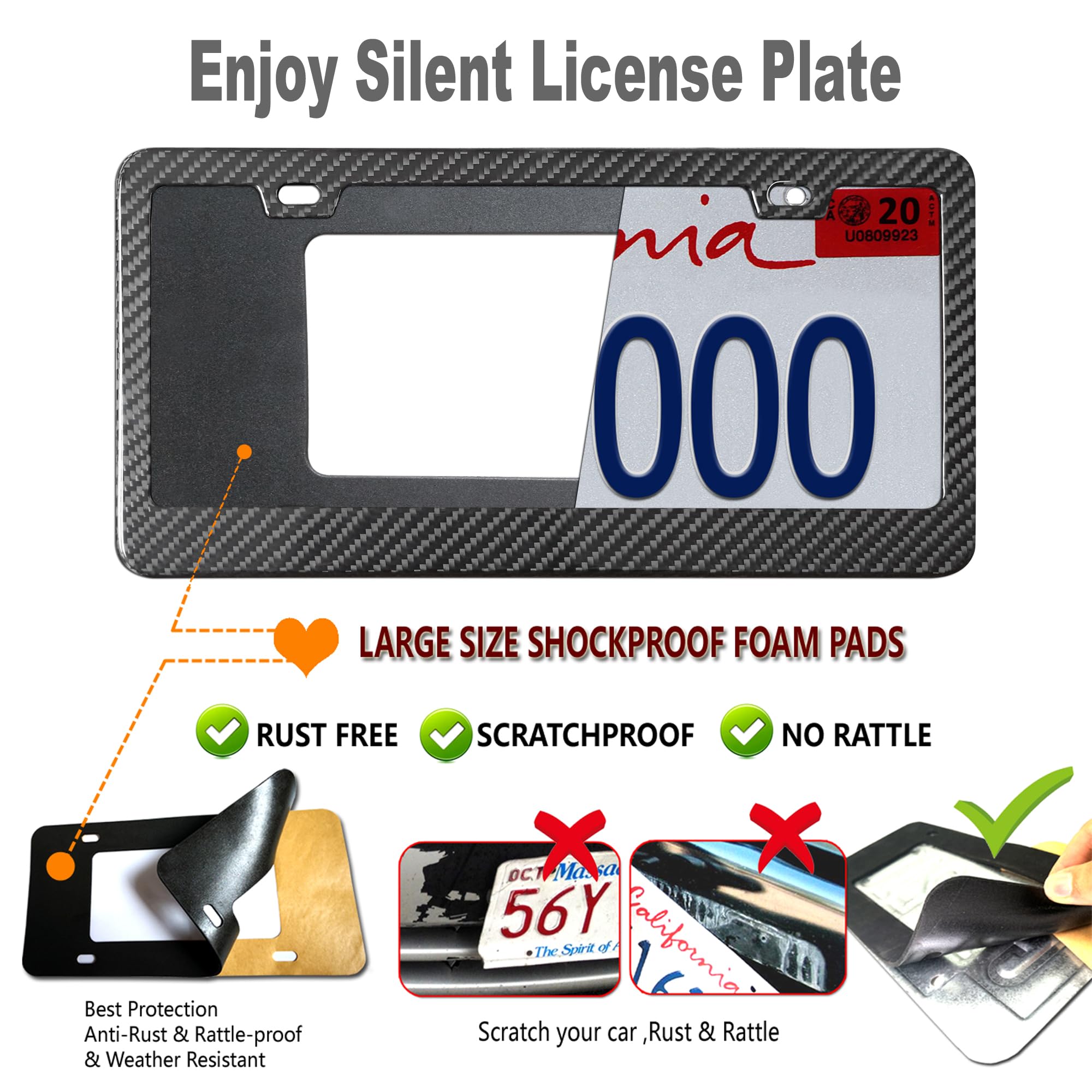 ZXFOOG wide edge design detail ensures clear visibility of state information.