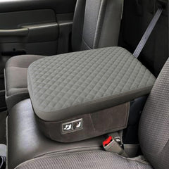 Zxiaochun center console cover for Dodge Ram 2002-2012 in gray protects top and sides