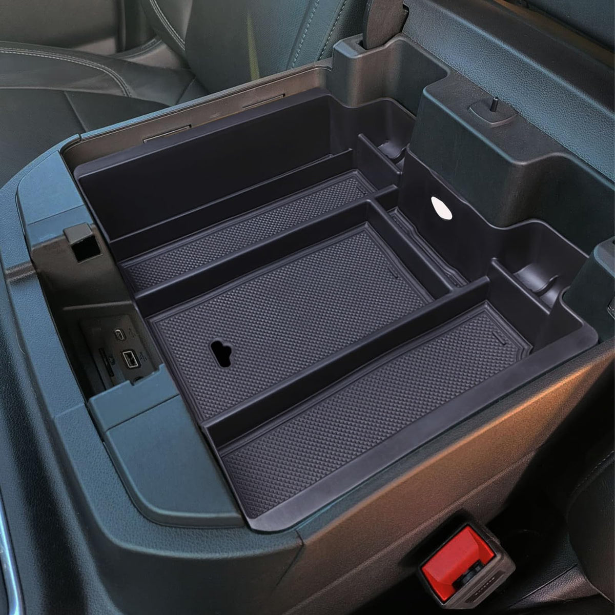 Zxiaochun center console organizer tray for full console keeps items neatly organized and within reach
