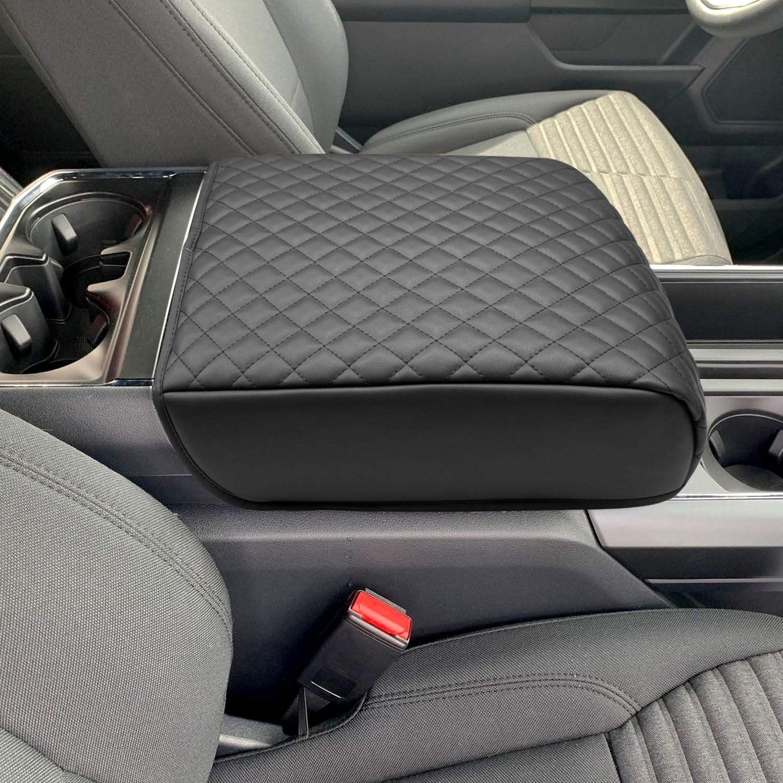 Zxiaochun full-coverage console shield on Ford F-150 interior
