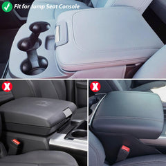 Zxiaochun center console cover for Ram Classic 2013-2024 preserving the armrest area.