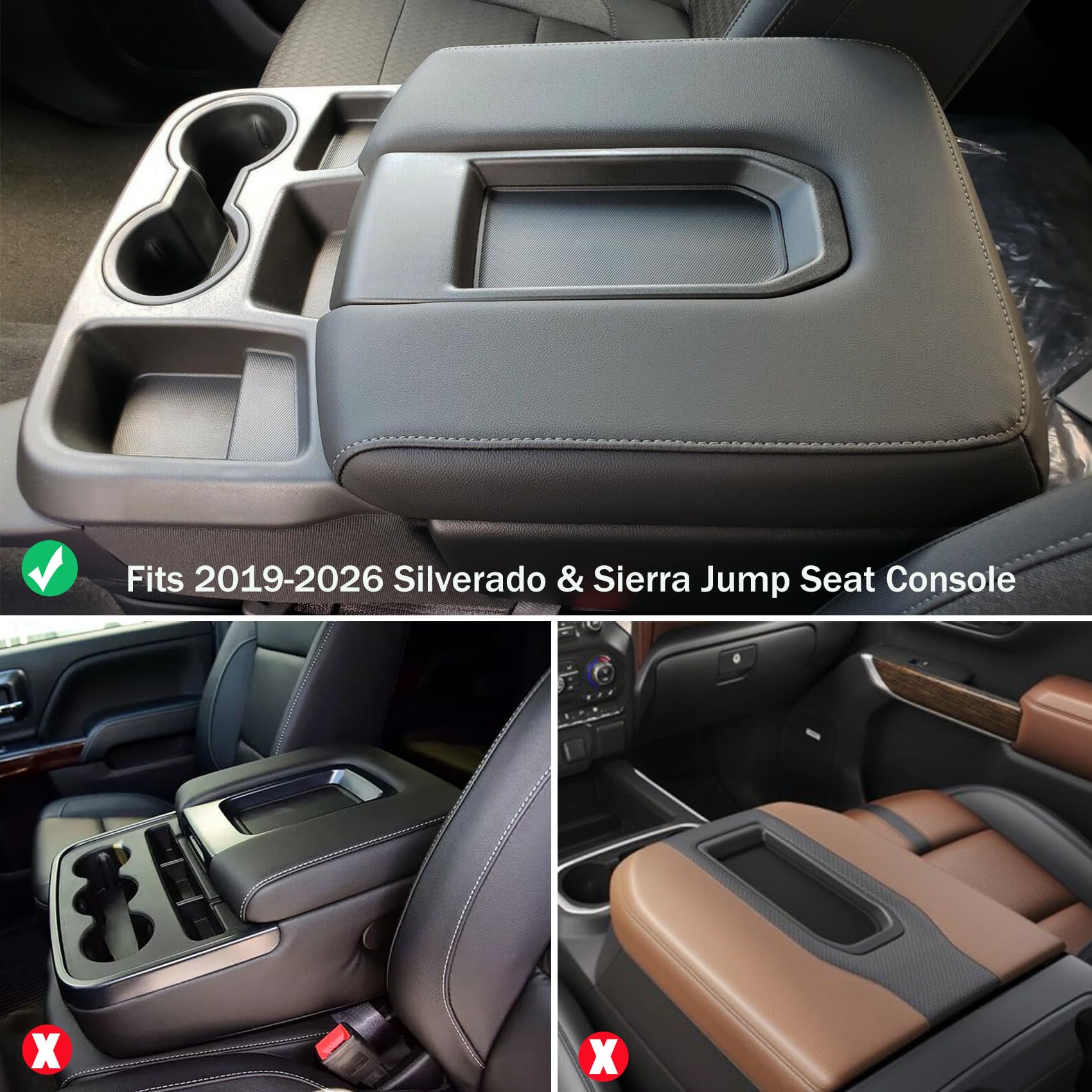 Zxiaochun leather interior cover adds soft arm support during drives.