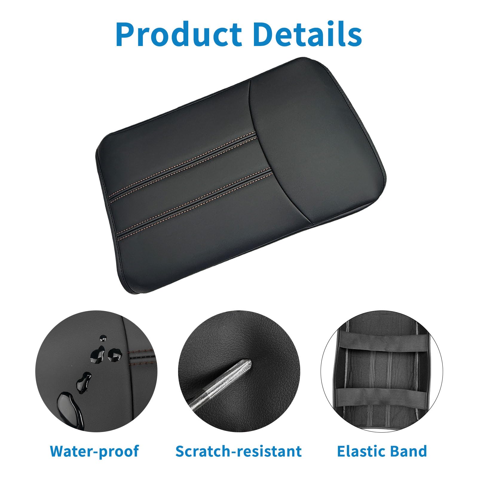 Zxiaochun console cover elastic secure fit prevents slipping during driving