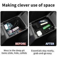 Zxiaochun ABS plastic tray in black resists deformation for daily driving.