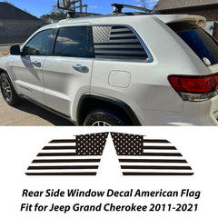 Zxiaochun Jeep Grand Cherokee compatible flag sticker pre-cut for easy installation.