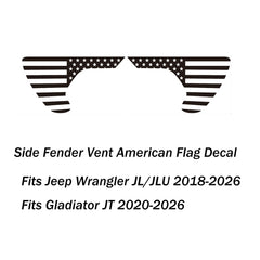 Zxiaochun matte black flag decal kit for rugged exterior upgrade