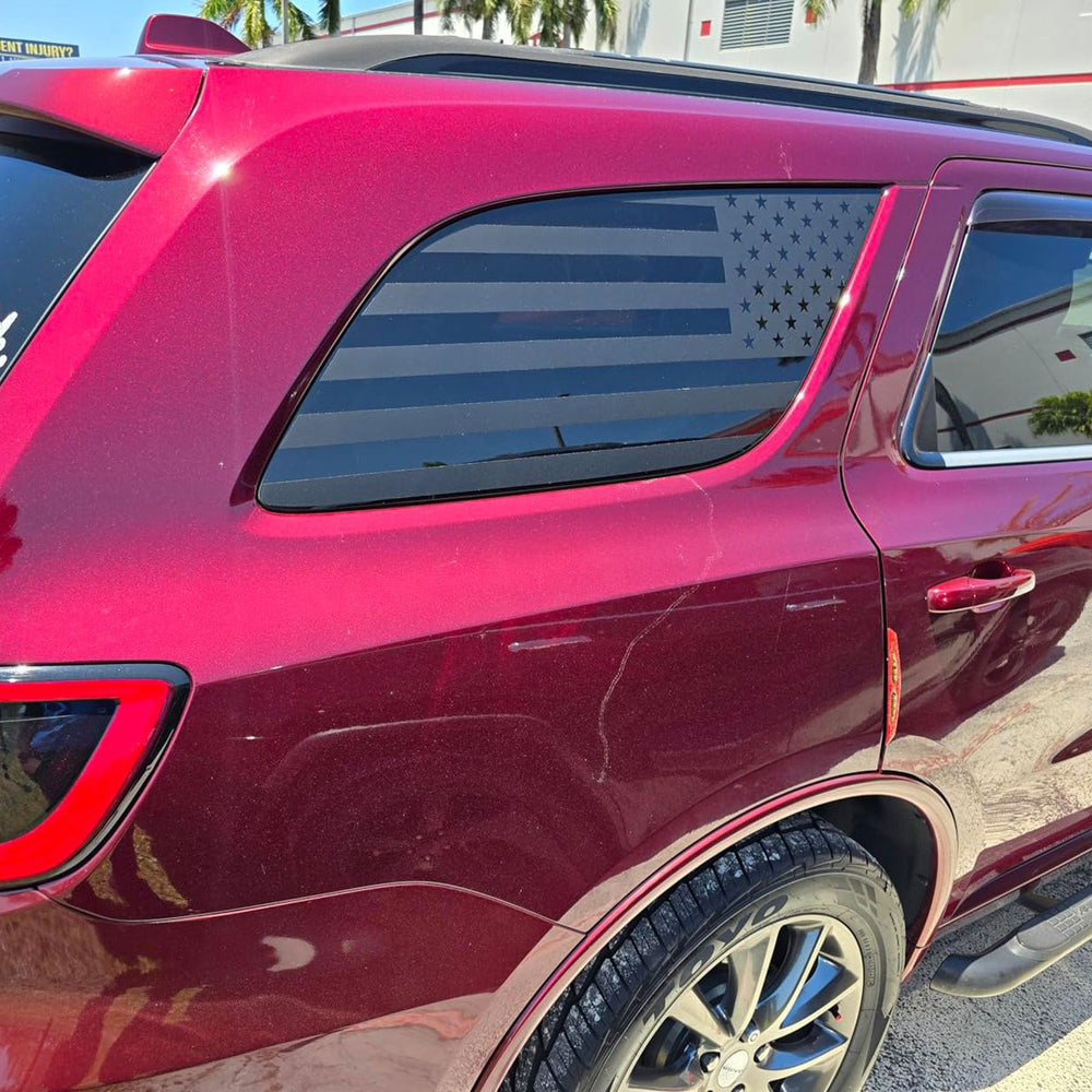 Zxiaochun pre-cut USA flag vinyl decal ready for exterior application.