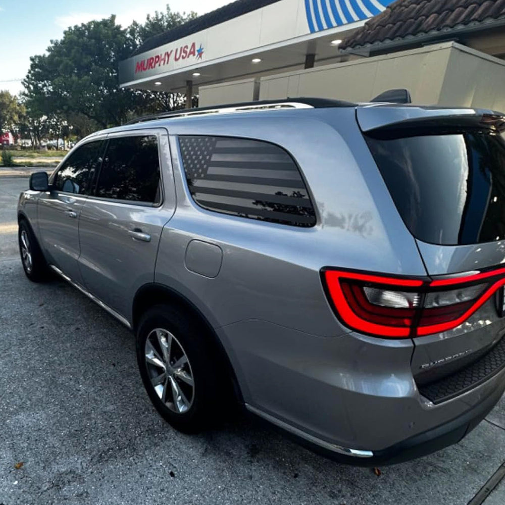 Zxiaochun PVC-based flag decal for Durango exterior styling.